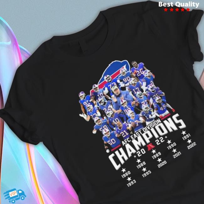 Buffalo Bills Team Football Afc East Division Champions 2022 Crewneck Sweatshirt