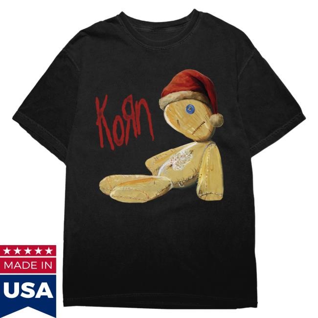 Official Korn Merch Store Korn Issues Santa Doll Tshirt