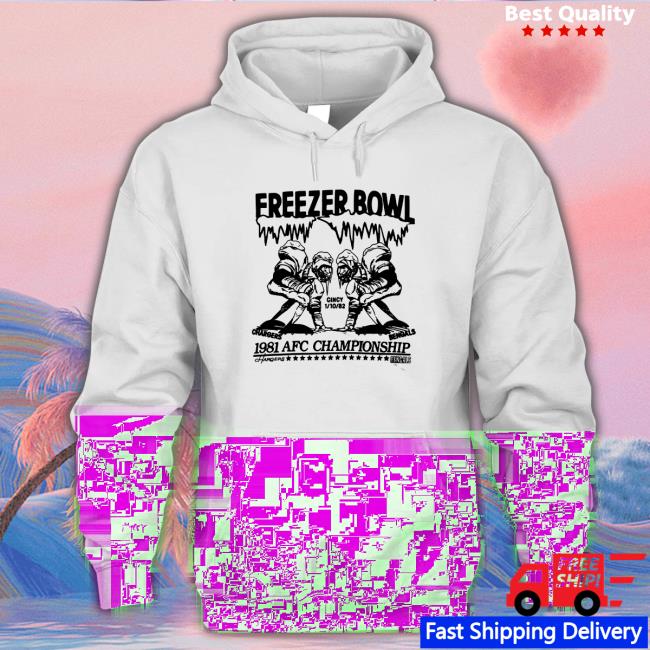 Official Cincinnati Bengals 1981 Freezer Bowl Homage Shirts