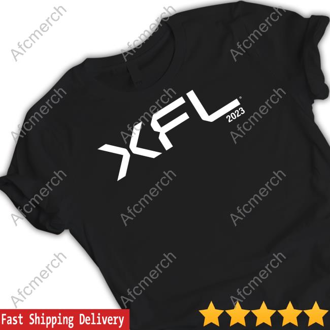 Official Xfl Shop Xfl Horizontal Logo 2023 Shirt Danawhite