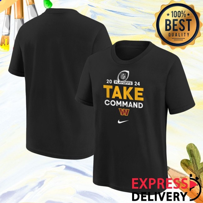 Washington Commanders 2024 Playoffs Take Command Shirt Washington Commanders 2024 Playoffs Take Command New Tee
