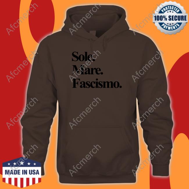 Dago Supremacy Sole Mare Fascismo Long Sleeve Tee