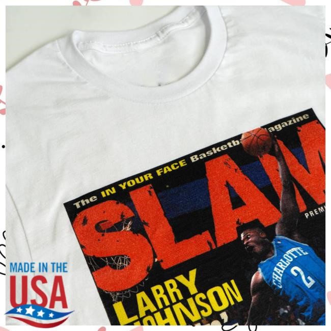 Vintage SLAM Cover Tee by Slam Goods NBA – Larry Johnson Era Tee