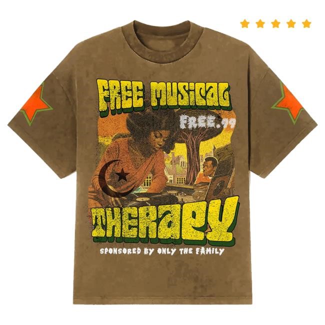 Official The Voice Merch Store Lil Durk Free Musical Therapy T-Shirts