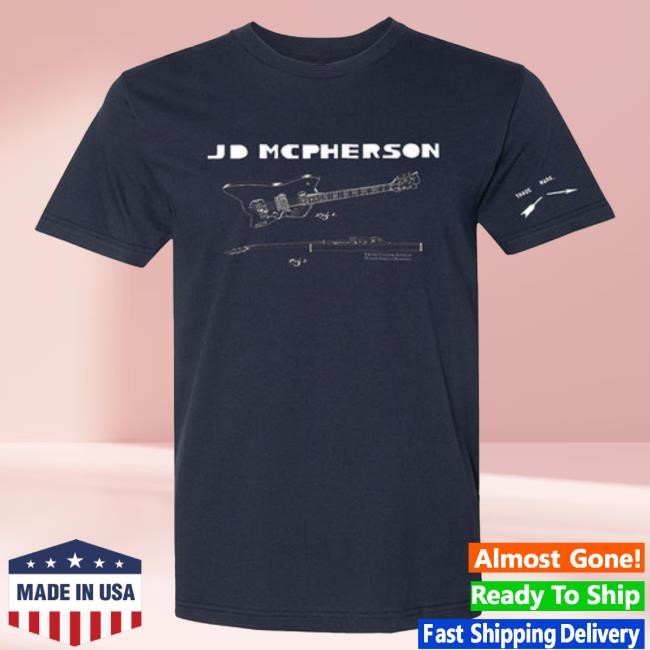 Official JD McPherson Flat Guitar Tee