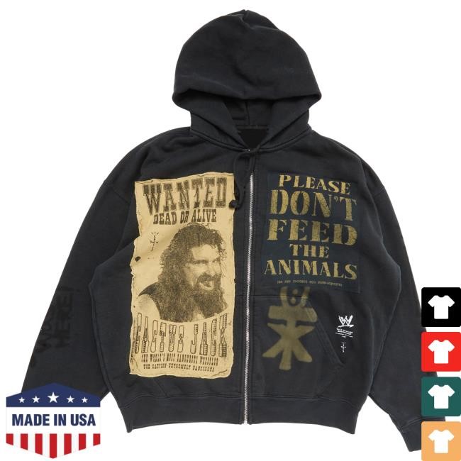 Travis Scott CJ X DOUBLE CACTUS JACK ZIP Hooded Sweatshirt ("CACTUS JACK" MICK FOLEY)