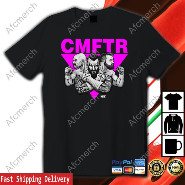 Official All Elite Wrestling CM Punk And FTR The Foundation Tee Shirt