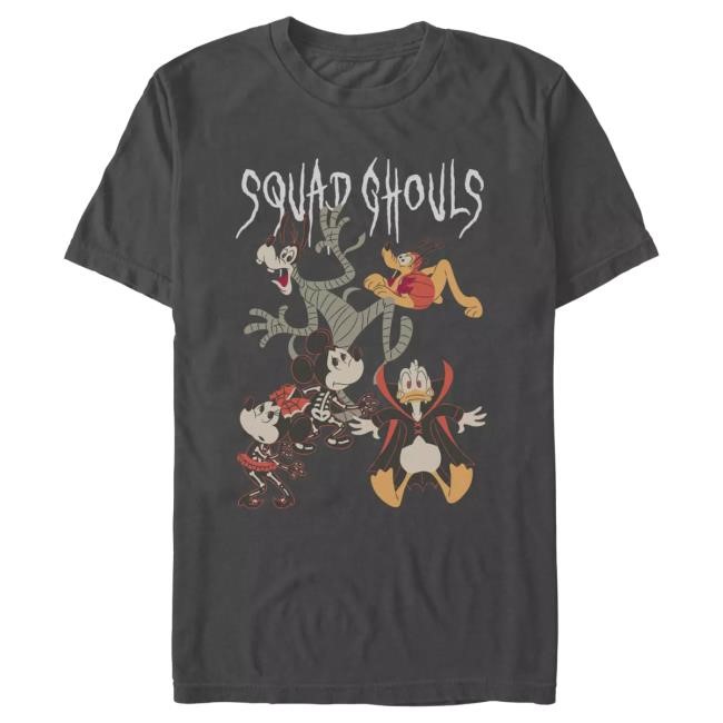 Official Disney Store Mickey Mouse and Friends ''Squad Ghouls'' Halloween Top Shirt for Adults