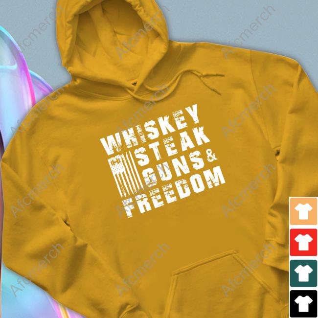 Whiskey Steak Guns And Freedom Shirt Official Hodgetwins Whiskey Steak Guns And Freedom Shirt