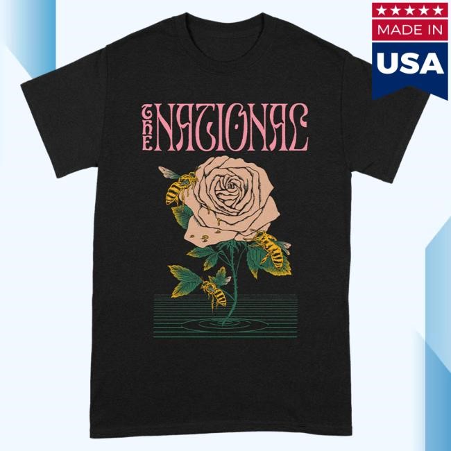The National Store Merch Bees & Flower T Shirt