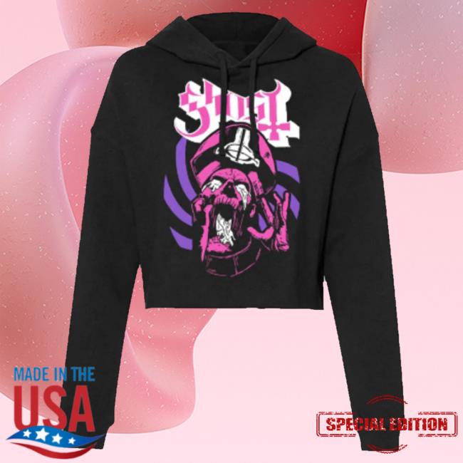 Official Ghost Band Rock Backstreet Merch Store Shop The Stuff Crop Crew neck Sweatshirt