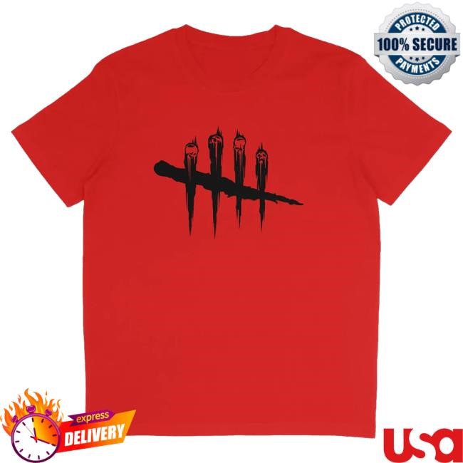 Official Dead By Daylight Merch Store Dead By Daylight Slashes Unisex Crew Shirt (Royal Blue)