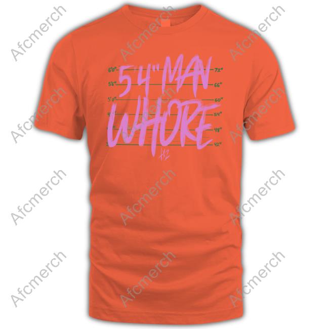 5'4" Man Whore Hoody Tx2 Merch 5'4" Man Whore Hooded Sweatshirt