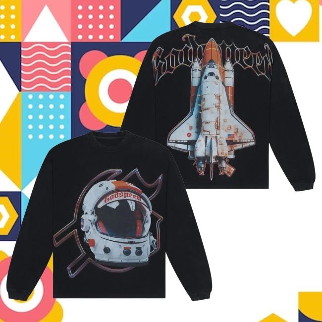 Official Godspeed New York Clothing Shop Lift Off LS Tee (Black Wash)