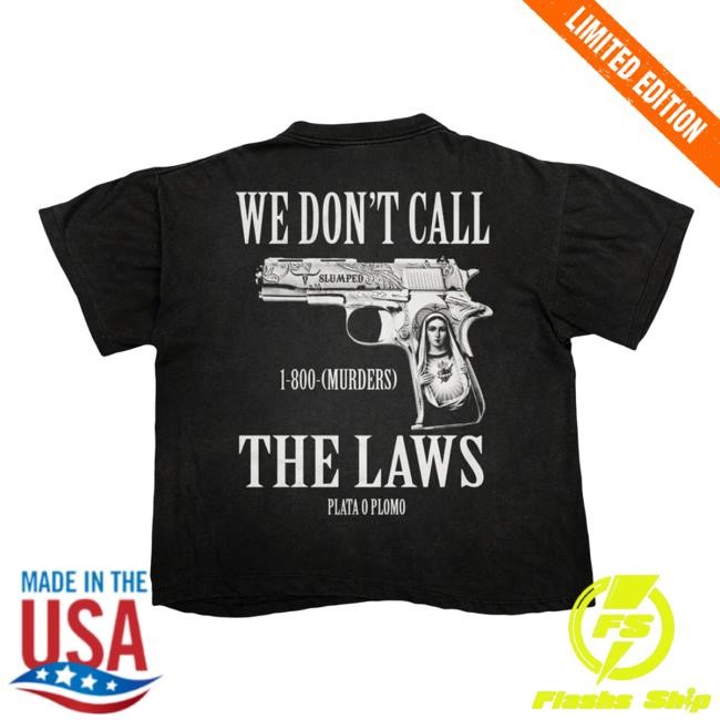 Slumped Boyz - BLK/WHT WDCTL New Shirt We Don't Call The Law