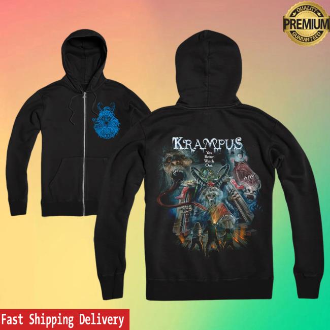 Official Cavity Colors Krampus: To All A Good Night - Zip Up Sweatshirt
