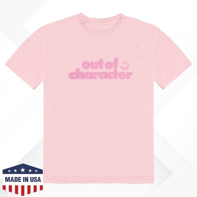 Official Out Of Character Merch Gender Reveal T Shirt - Pink