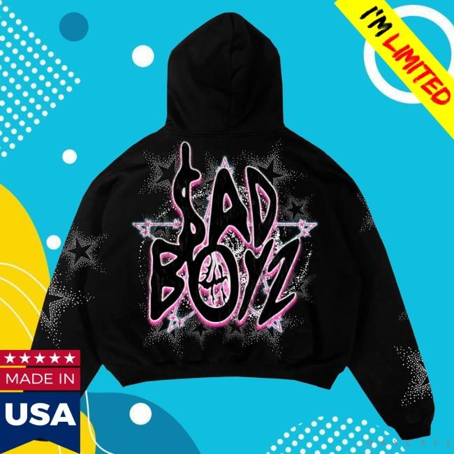 Official Sad Boyz Merch Store LHSBHOODY008 - BLACK Hoodies