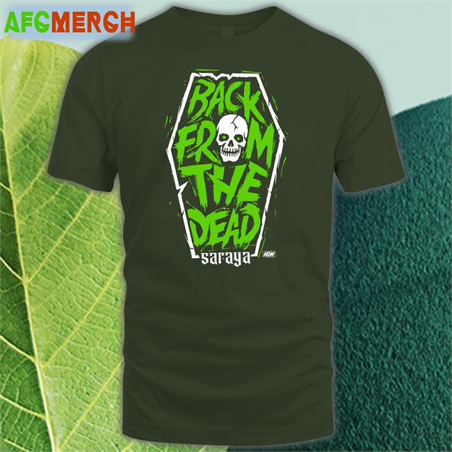 Aew Merch Saraya Back From The Dead Crewneck Sweatshirt