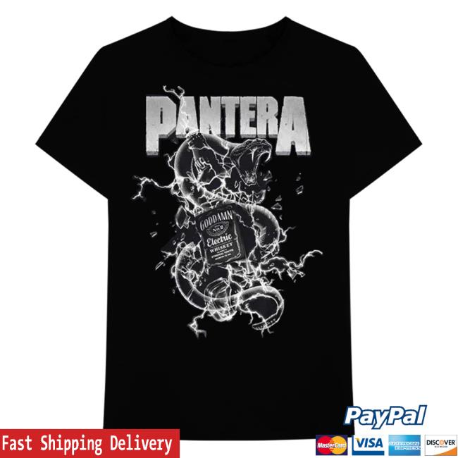Official Pantera Merch Store Pantera Snake Whiskey Hot Shirt