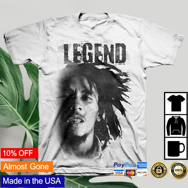 Official Bob Marley Store Shop Bob Marley Legend Face On New Shirt Bobmarley