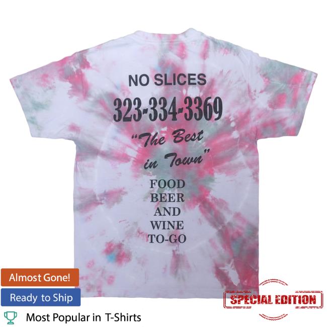 Official Jon And Vinny's OG Pizza Man Tee Fairfax, Tie Dye Shirt Muticolor Jonandvinnys