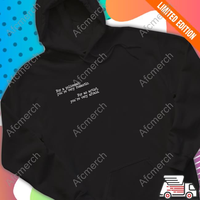 Policeman And Artist Sweatshirt Official DellaMoon Policeman And Artist Sweatshirt