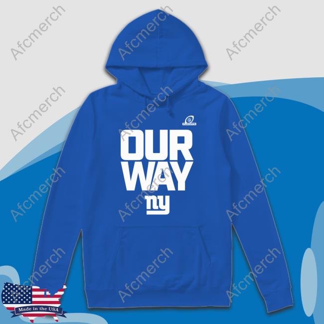 Official New York Giants Shop New York Giants 2022 Nfl Playoffs Wild Card Our Way Shirt