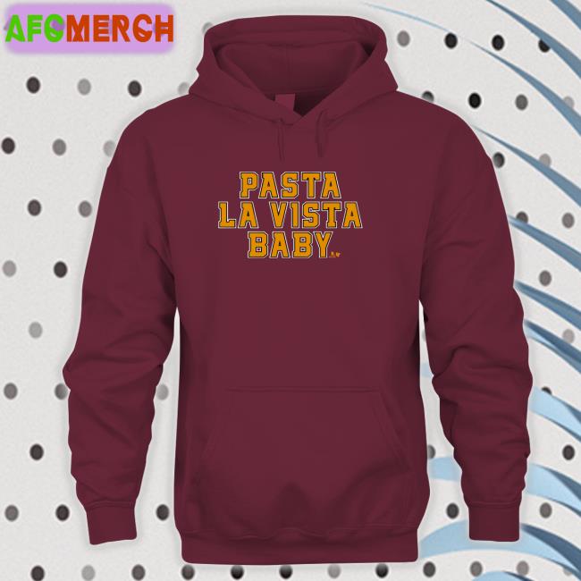 David Pastrnak Pasta La Vista Baby Hooded Sweatshirt Breakingt Merch