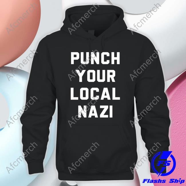 Punch Your Local Nazi Long Sleeve Elijah Schaffer