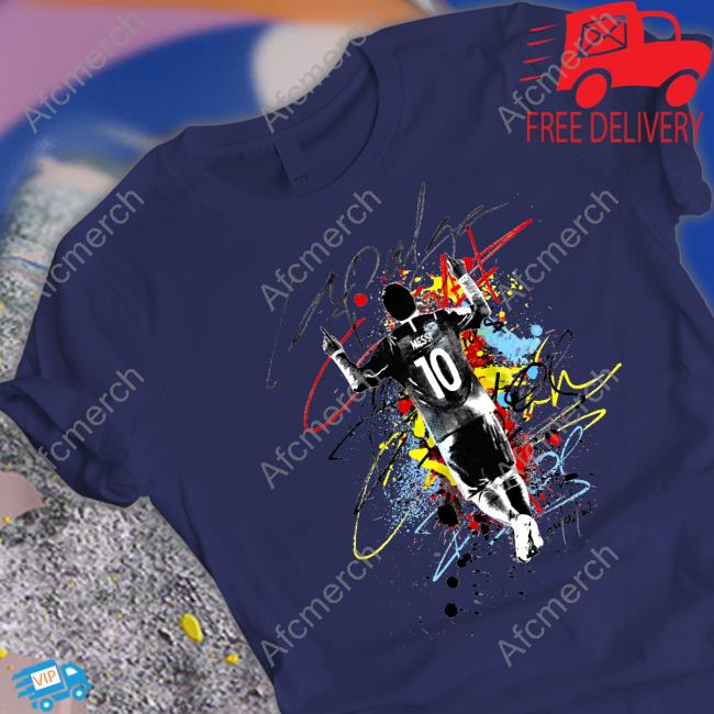 Official Messi La Pulga Paint T-Shirt