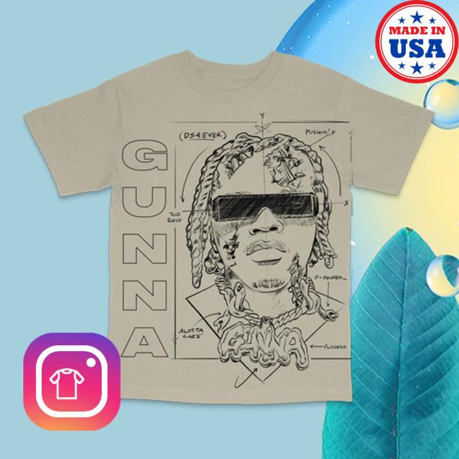 Young Stoner Life Merch Gunna Ds4ever "Blueprint" T-Shirt