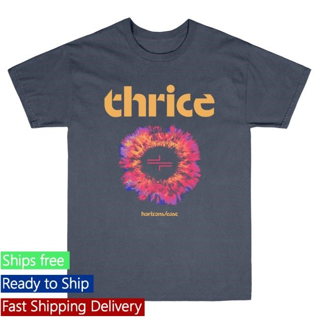 Official Thrice Merch Thrice Horizons East Album Shirts