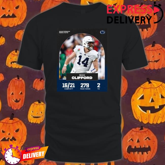 Sean Clifford Penn State 279 Pass Yards 2 Td 2022 Season Hoodie