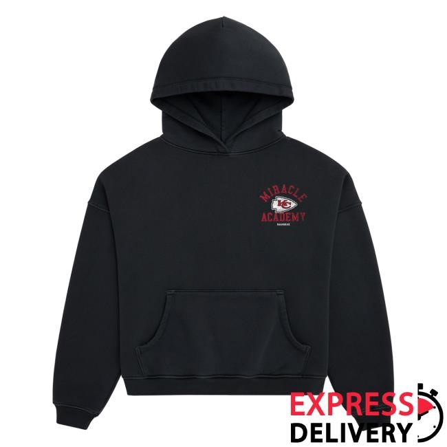 Official Fanatics Shop Store Merch Kansas City Chiefs Miracle Academy Unisex Hoody - Black by NFL