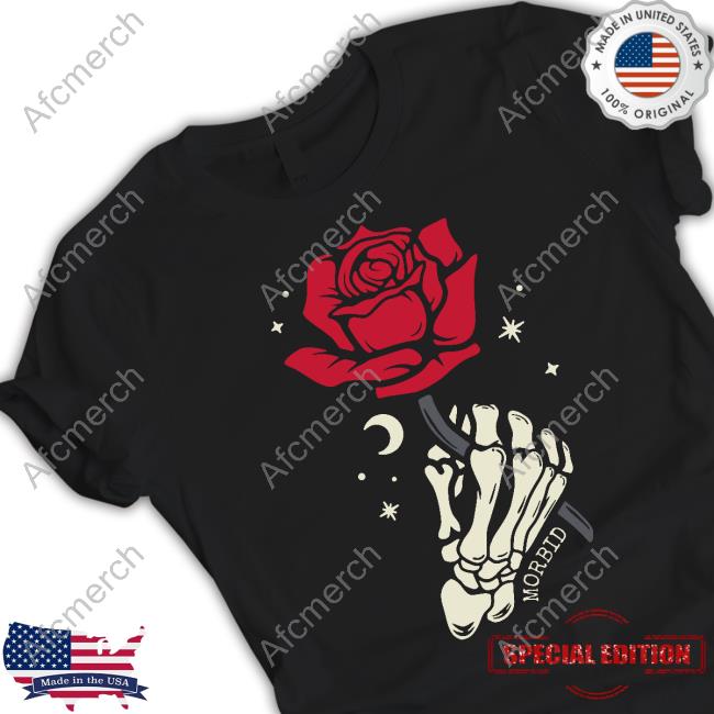 Official Morbid Skeleton Rose Hoodie