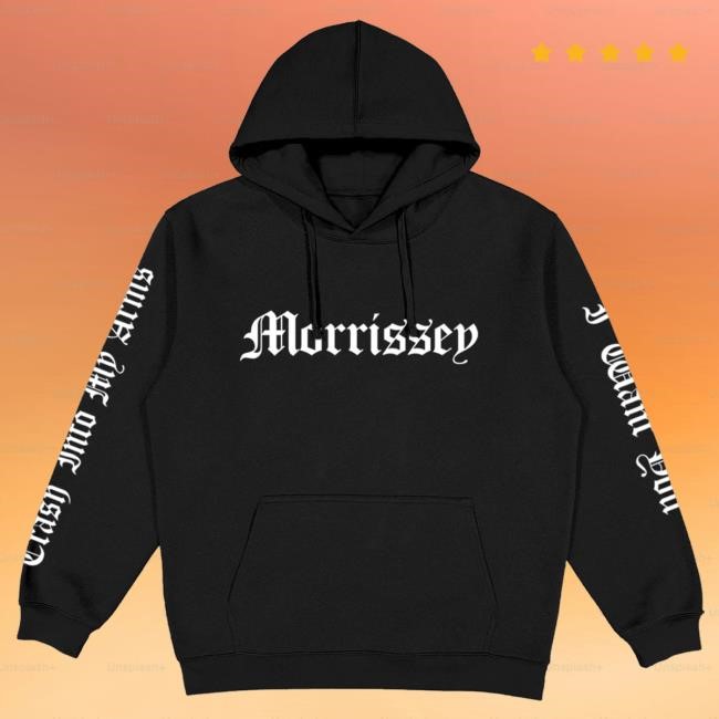 Mporium Crash Into My Arms Hoodies - Black Official Morrissey Merch Store Shop