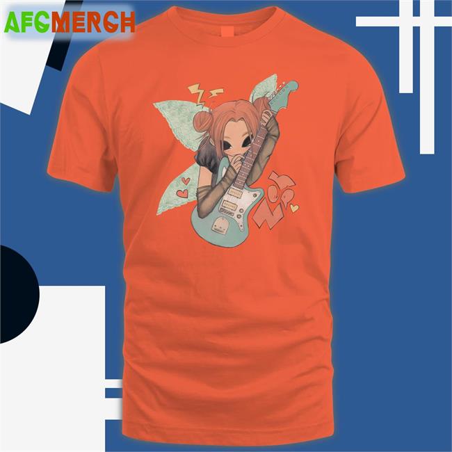 Zephanijong Hatsune Mitski Zephanijong Guitar T Shirt Hatsune Mitski Guitar Tee Shirt Zephanijong