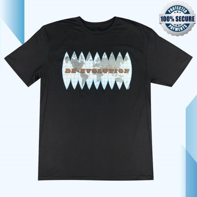 Official Hello Merch Devo De-Evolution Black New Shirt HelloMerch