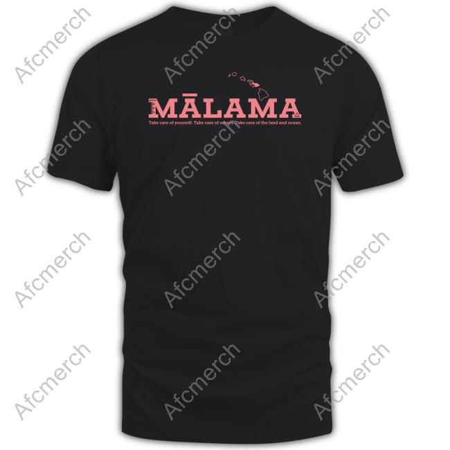 Official Play Salty Merch Mālama Maui Strong Shirt