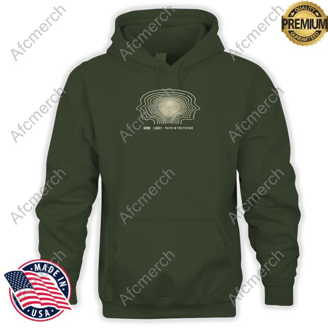 Official Faith In The Future World Tour Green Hooded Sweatshirt