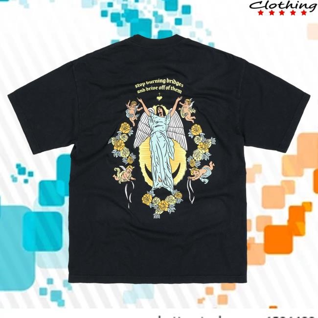 Official Jiberish Clothing Jiberish Be Holy Tee Vintage Black Tee