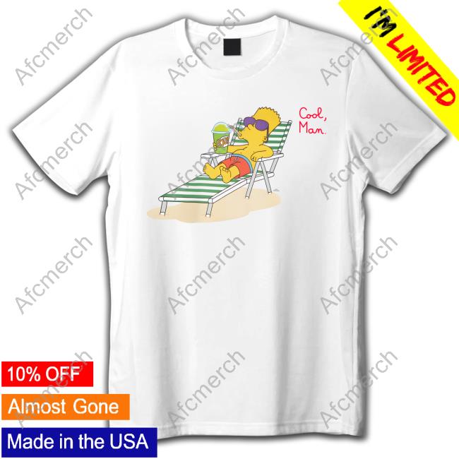 Bart Simpson Cool Man Crewneck Sweatshirt