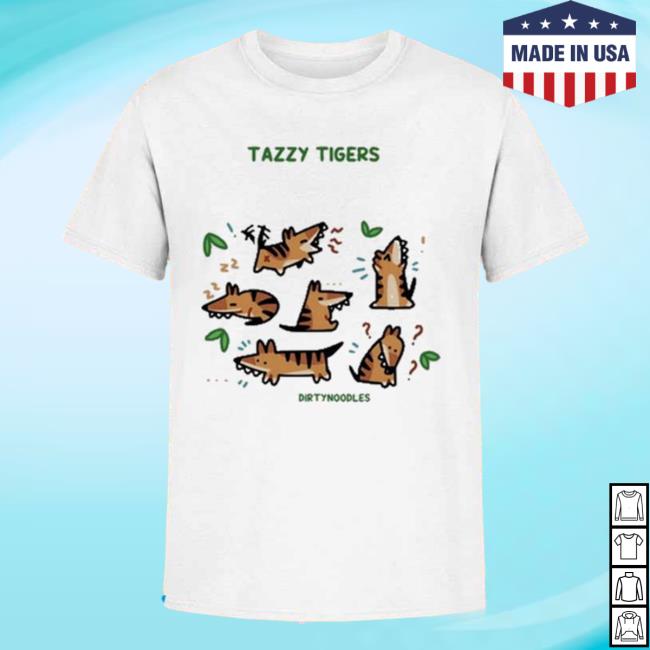 Tazzy Tigers Dirtynoodles New Shirt