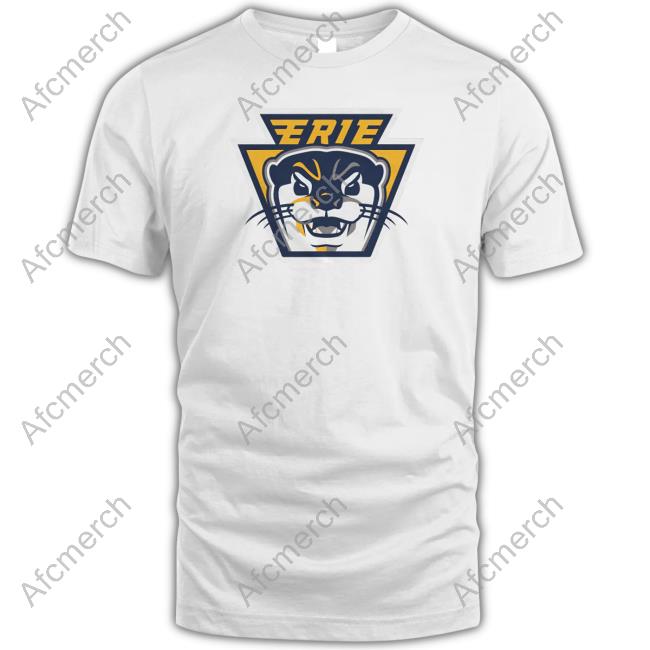 Official Erie Otters Keystone Logo Shirt Erie Apparel Erie Otters Keystone Logo Limited Edition Black Hooded Sweatshirt