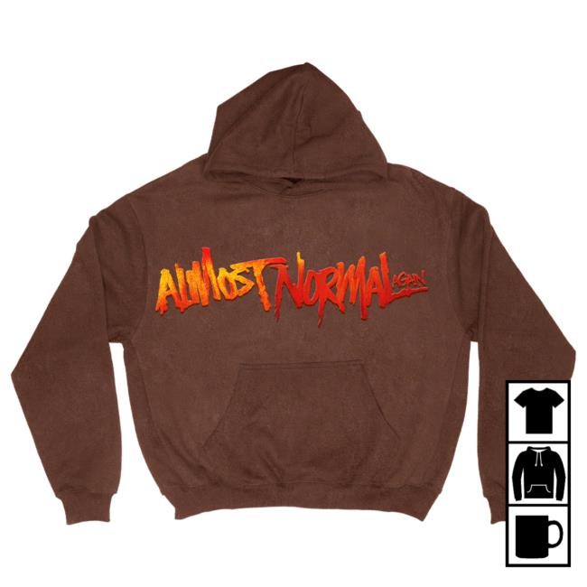 Official Interscope Records Merch Store Lil Poppa Almost Normal Again Hooded Sweatshirt