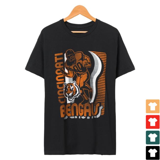 Official Junk Food Apparel Clothing Store Shop Junkfoodclothing Cincinnati Bengals Running Back Flea Market Tee Shirt