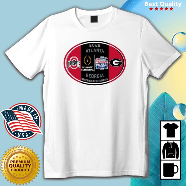 2022 Chick-Fil-A Peach Bowl Ohio Vs Georgia Matchup Final Sweatshirts