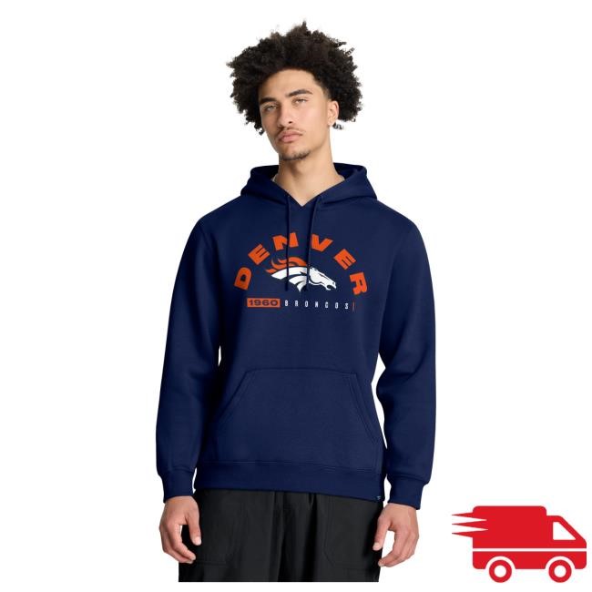 Official Denver Broncos Shop Men's Fanatics Navy Denver Broncos Delay of Game Legacy Hood DenverBroncos
