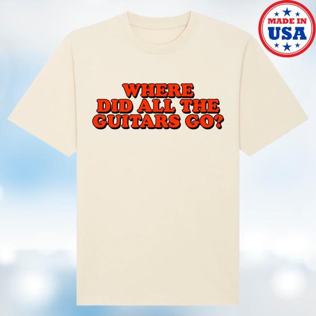 Official McFly Merch Store Shop McFly Power To Play Where Did All The Guitars Go? Tshirt